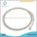 Großhandel Sterling Silber 3mm Breite 20 &quot;Länge Kette weibliche Halskette, Edelstahl Halskette